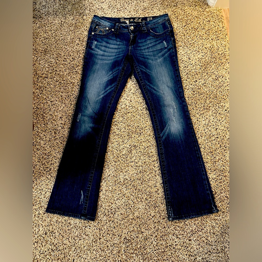 Grace in LA Bootcut Flare Jeans, LIKE NEW Size 29